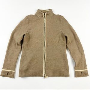 Horny Toad Wool‎ Zip Up Sweater Size Medium